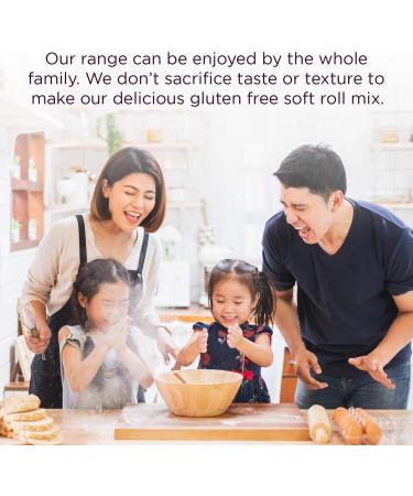 Hungry Scarecrow Gluten Free Soft Bread Roll Mix | Gluten Free Bread Mix with Brown Rice Flour Tapioca & Psyllium | Makes 12 Soft Bread Rolls | Free from Eggs Soy Wheat Gluten Gums & Dairy | - Buy Online on GoSupps.com