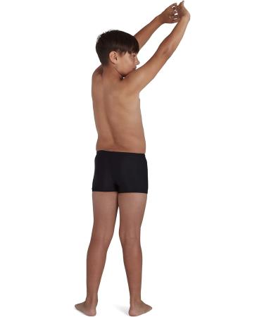 Buy Speedo Boys Plastisol Swim Briefs 11-12 Years - Black/Blue Flame/Light Adriatic | International Shipping Available - Buy Online on GoSupps.com