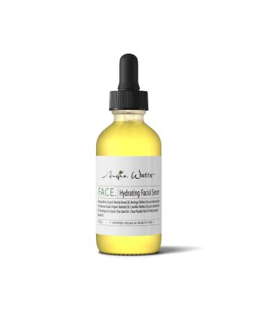 FACE. Hydrating Facial Serum 2oz - All Natural and Organic Ingredients | 100% Vegan | Ultra Hydrating | Fragrance-free | Formulated with Luxury Beauty Oil Marula