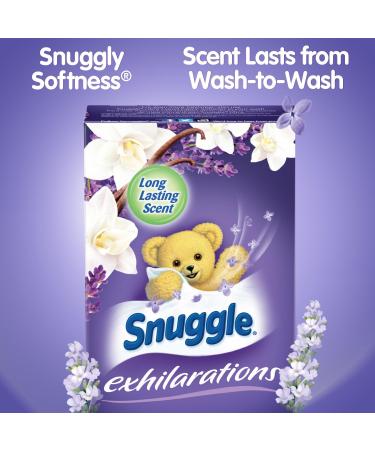 Buy Snuggle Exhilarations Lavender & Vanilla Orchid Fabric Softener Dryer Sheets - 70 Count | International Shipping Available - Buy Online on GoSupps.com