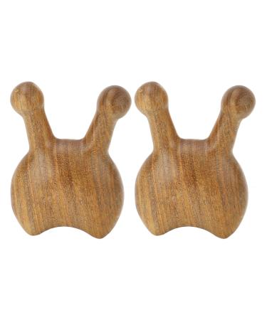 SONEW 2-part nose massage device sandalwood-nose Guasha tool for reducing stress and calming down the mood face-nose massage device for head neck hand s