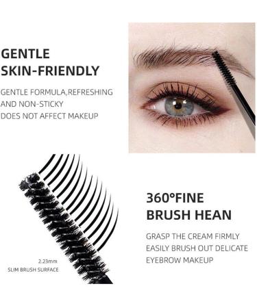 kisronda Clear Brow Gel | Waterproof Long Lasting Styling Brow Gel Natural Brow Definer Gel Clear Eyebrow Eyebrow Makeup Styling Gel - Make Eyebrows Layered - for Women Men Pack of 1 - Buy Online on GoSupps.com