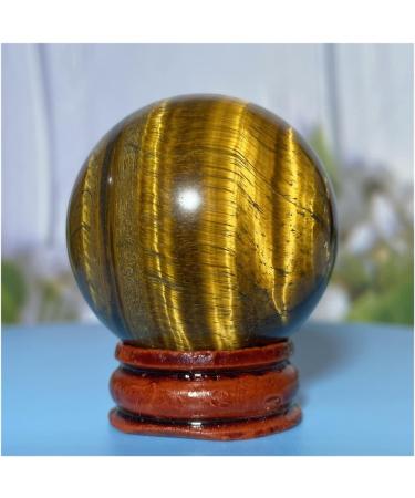 Natural Sphere Tiger Eye Stone Ball Quartz Crystal Natural Ore Gemstone Home Decoration Gift 1pc (Color : 100-110g) - Buy Online on GoSupps.com