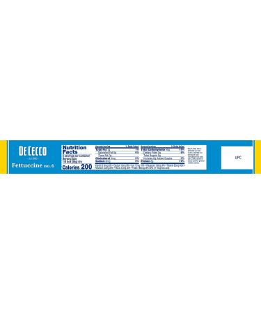 De Cecco Semolina Fettuccine No.6 1lb (Pack of 5) - 80oz Total - Buy Online on GoSupps.com