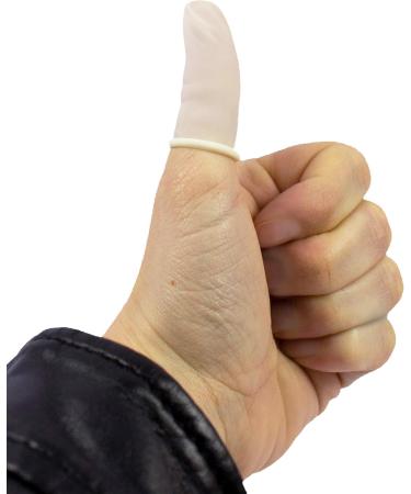 Romed Powdered Latex Finger Cots - Size M (100 Pieces) | Perfect for Hygiene & Dexterity | Shop Internationally - Buy Online on GoSupps.com