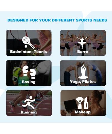 Viksaun 4-Pack Sports Headband for Men & Women | Moisture-Wicking Anti-Slip Unisex Hair Bands for Jogging Workout Cycling & Yoga - Buy Online on GoSupps.com