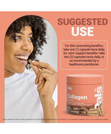 Marine Collagen Peptides Capsules for Women & Men 15x Concentration Type I & III Fish Derived Tripeptides Hydrolyzed Marine Collagen Supplements for Skin Hair Nails Bones Joint Health Non-GMO 30 Days - Buy Online on GoSupps.com