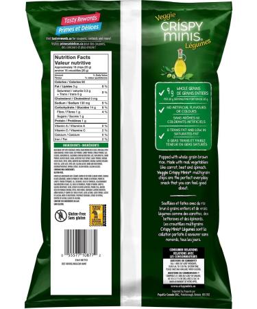 Crispy Minis Italian Herb & Olive Oil Multigrain Chips With Vegetables 90g Italian Herb & Olive Oil 90 g (Pack of 1) - Buy Online on GoSupps.com