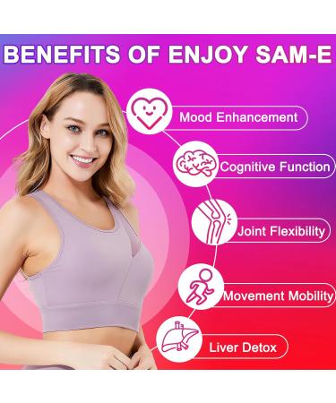 1800 MG SAM e Supplement for Brain Mood Joint and Liver High Absorption SAM-e (S-Adenosyl-L-Methionine) with NAC & L-Tyrosine SAM e Gummies Vegan 90 Gummies 90 Count (Pack of 1) - Buy Online on GoSupps.com