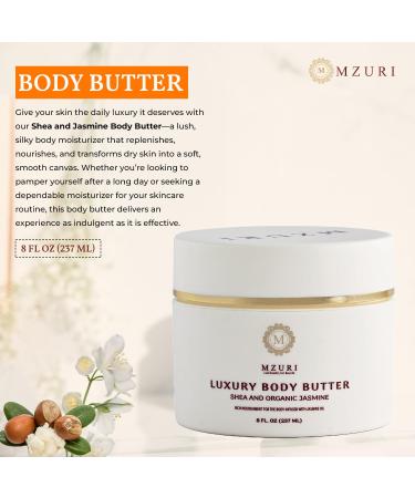 MZURI Body Butter Trio Set Shea with Jasmine Island Vanilla & Avocado Blends Organic Deep Hydration Body Creams for Dry & Sensitive Skin Natural Skincare Luxury Spa Gift Set (3 x 8 oz) - Buy Online on GoSupps.com