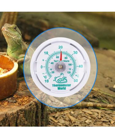 Vivarium Thermometer to Monitor Temperature In Reptile Tanks and Vivariums - 65MM Reptile Thermometer Temperature Gauge - Buy Online on GoSupps.com