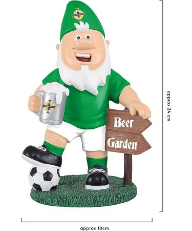 FOCO Northern Ireland Fan Beer Garden Gnome | World Cup European Championship Decor | International Shipping Available - Buy Online on GoSupps.com