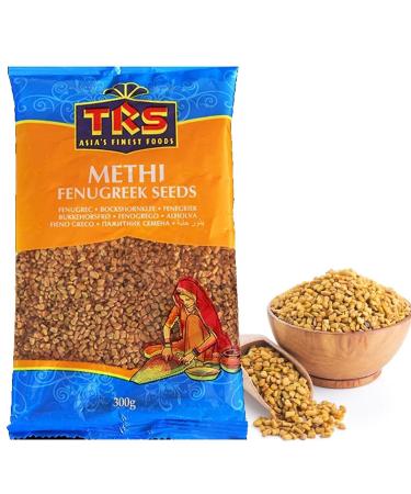 TRS fenugreek seeds methi 100 g with Kajal wheatfree lightly roasted 100 natural ideal for curry spice mixtures and tea premium quality vegan and glutenfree 100 GRAMM