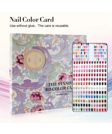 12-Color Nail Color Card | Nail Art Display Book & Gel Polish Pattern Designs - Essential Memory Tool for Salons - Buy Online on GoSupps.com