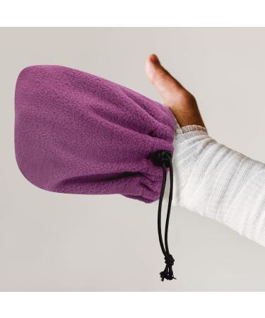 Foot Cast Toe Cover Socks - Soft Warm & Adjustable Cast Protector for Men & Women - 2 Pack (Blue Purple - Buy Online on GoSupps.com