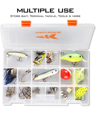 KastKing Plastic Tackle Box Organizer with Removable Dividers - 2 or 4 Pack Fishing Tackle Trays - 3600 Size Trays - Parts Storage Box - Buy Online on GoSupps.com