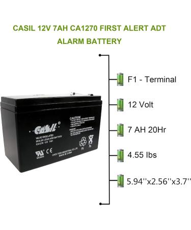 Casil 12V 7Ah Replacement Battery - Compatible with Sunbright Tripp Lite & More - International Shipping Available - Buy Online on GoSupps.com
