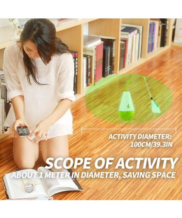 Interactive Cat Feather Toy | Automatic Cat Wand Toy with Catnip | Fun Culbuto Kitten Toys | All for Paws Pet Toys - Buy Online on GoSupps.com
