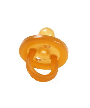 Sweetie Natural Rubber Pacifier Rounded 2 Count - Small (0-6 months) - Buy Online on GoSupps.com
