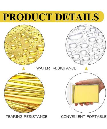 Multifunctional Rescue Ceiling & Thermal Blankets - Waterproof Windproof & Ideal for Hiking Camping Skiing | Set of 3 (160x210cm) - Buy Online on GoSupps.com