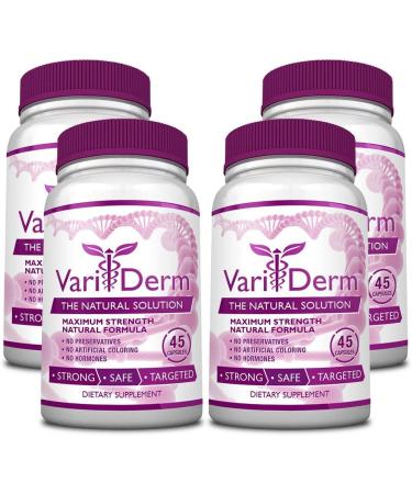 Varicose & Spider Vein Supplement - Witch Hazel Citrus Bioflavonoids - Vegan - 45 Capsules - 1 Bottle 45 Count (Pack of 1) - Buy Online on GoSupps.com