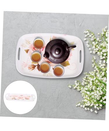 Alipis Serving Home European Household Accessory Supply Multi-Function Dessert Convenient Coffee Tea Style 45.7X31.4X2.8CM Pink - Buy Online on GoSupps.com