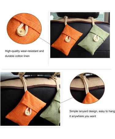 5 X 100g Natural Air Purifying Bamboo Bag Bamboo Charcoal Bag Odor Eliminator Decoration Bag for Bathroom Kitchen Cars Closet Refrigerator(Color may selected randomly) - Buy Online on GoSupps.com