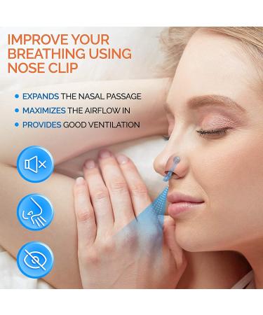 Lyplus Anti Snoring Nose Clips - 4 Pack Magnetic Device | 2022 New Version (Blue) - Buy Online on GoSupps.com