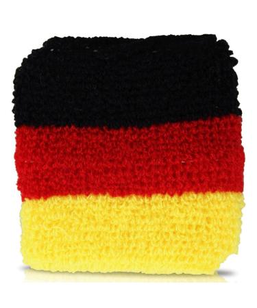 pieces of sweatband BRD Germany colors World Cup 2010 fan article football sports band textile band