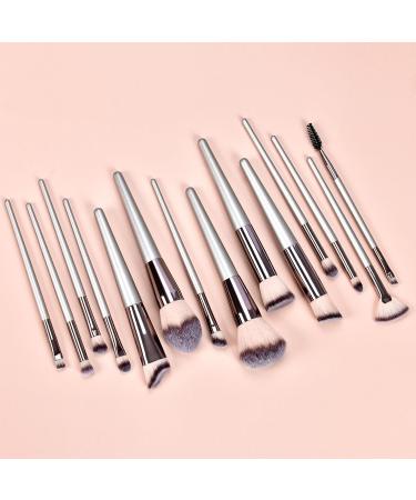 18 Pieces Cosmetic Brush Set Professional Makeup Powder Applicator for Eyeshadow Blush Eyelashes Eyebrows Foundation Powder Brushes Set - Buy Online on GoSupps.com