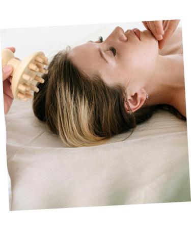 Healvian Wooden Massage Comb - Gua Sha Head Massager for Dandruff & Lymphatic Therapy - Natural Beech Child-Friendly Scraper - Buy Online on GoSupps.com