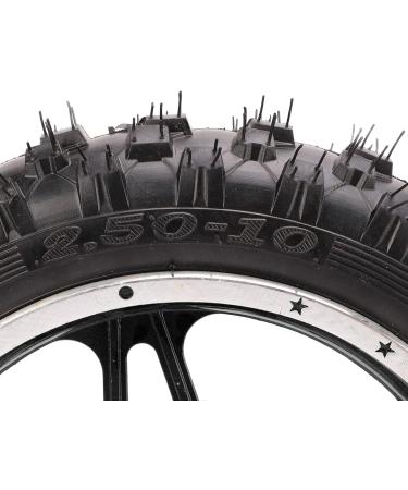 Front Wheel Tyre Durable Wear Resistant Front Wheel Assembly High Friction Rubber Metal for Off Road Vehicle - Buy Online on GoSupps.com