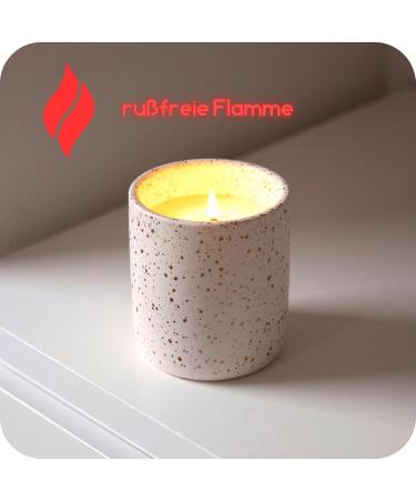 Calmcandle Soy Wax Fragrance Candle | Luxury Ceramic | 100% Natural | 230g | 60h Burn Time | Artistic Gift Box - Stellar Glow - Buy Online on GoSupps.com