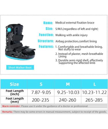 Medical Inflatable Air Cam Walker Boot - Large | Orthopedic Boot for Foot Pain Recovery - Buy Online on GoSupps.com