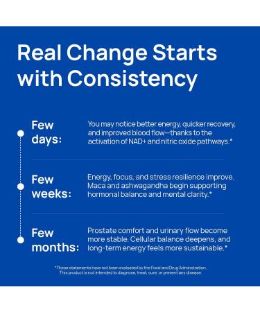 Selerb NAD+ Supplements for Men Nitric Oxide Prostate Health Supplements for Men with Resveratrol CoQ10 L Citrulline and Lycopene for Anti-Aging Stamina & Cellular Energy Support 60 Capsules 1 Bottle - NAD for Men - Buy Online on GoSupps.com