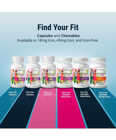 BariatricPal Multivitamin ONE 1 per Day! Bariatric Multivitamin Capsule with 18 mg of Iron | Easy to Swallow Capsule | Vitamin for Bariatric Surgery Patients | 30 Count (1 Month Supply) - Buy Online on GoSupps.com