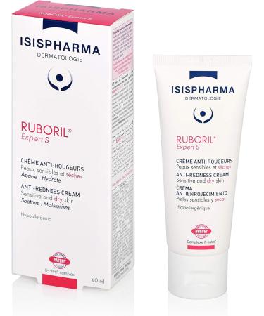 ISISPHARMA RUBORIL Expert S Soothing Anti-Redness Face Cream-Gel 40 ml - With Shea Butter Camelina Oil - Skincare For Dry and Sensitive Skin - Unscented - Made in France - Buy Online on GoSupps.com