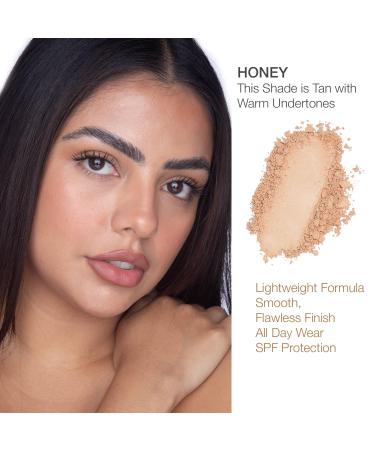 Buy Bellapierre Mineral Foundation SPF 15 - Vegan Cruelty-Free Hypoallergenic Loose Finishing Powder - Oil & Talc Free | 0.32 OZ HONEY 302 - Buy Online on GoSupps.com