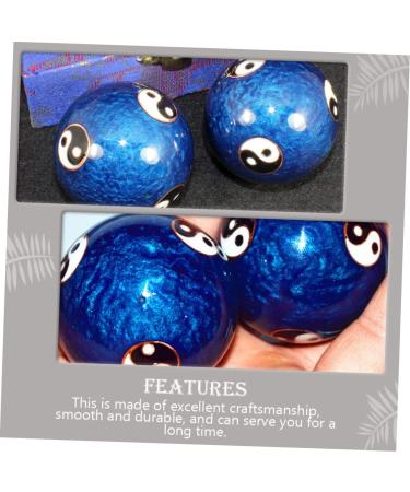 Tovinanna Decorative Marble Massage Balls Set - Hand Health Training & Stress Relief Handballs - Buy Online on GoSupps.com