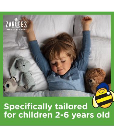Zarbee's Kids Cough + Mucus Nighttime - Dark Honey, Ivy Leaf, Zinc & Elderberry - Pediatrician Recommended - 4FL Oz - Buy Online on GoSupps.com
