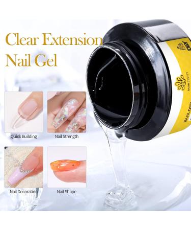 Born Pretty 56g Clear Acrylic Gel for Nail Extensions - UV Builder Gel for Gel Nails & Nail Sealing - Buy Online on GoSupps.com