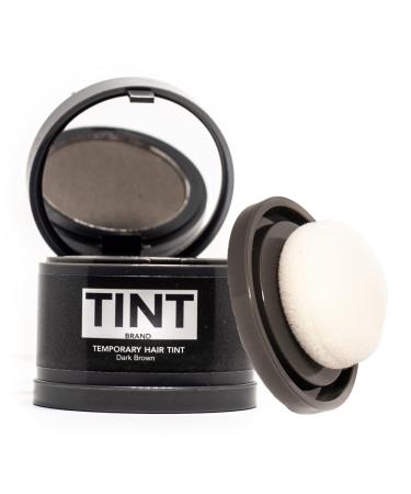 Hair Tint - Instant Hair Concealer for Greys, Thinning Hair, or Patchy Beards. Temporary Hair Shadow for all hair types. Sweat and Weather Resistant. Hairline Powder (Dark Brown)