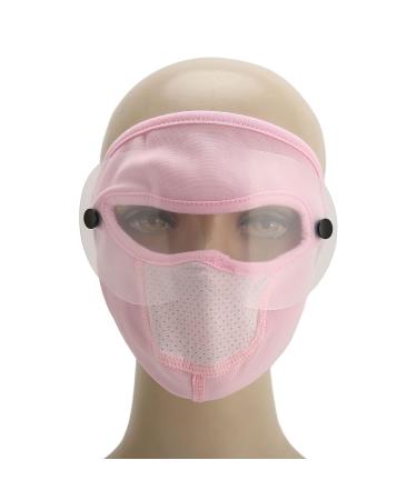 4 Pcs Full Face Shield Ice Silk UV Protection Sunscreen Face Veil with Eye Protector Sheets Breathable & Quick Drying for Hiking - Buy Online on GoSupps.com