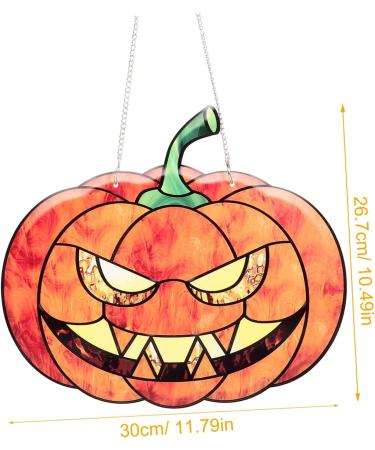 Uonlytech Signs Halloween Decorations Pumpkin Decoration Pumpkin Sign Hanging Pumpkin Decorate Hummingbird - Buy Online on GoSupps.com