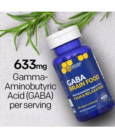 NATURAL STACKS Serotonin & GABA Brain Food Bundle - Supports a Positive Mood & Calmness* - 120 Total Capsules - Buy Online on GoSupps.com