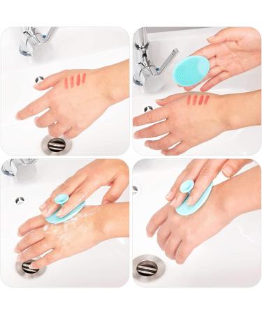 6 Pack Silicone Face Scrubber Exfoliator Pads - Precision Pore Cleansing & Acne Blackheads Removal | Facial Cleansing Brush Set for Deep Skin Care - Buy Online on GoSupps.com