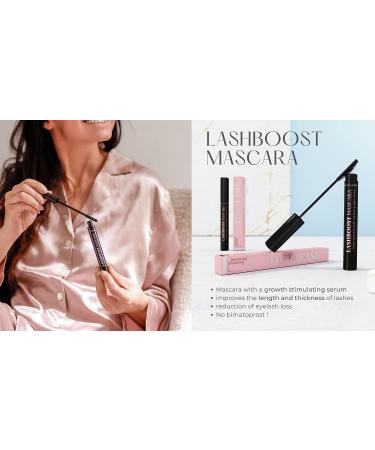 INSTALASH LashBoost Mascara with Growth Serum - Enhance Length, Volume & Definition | 10ml - Buy Online on GoSupps.com