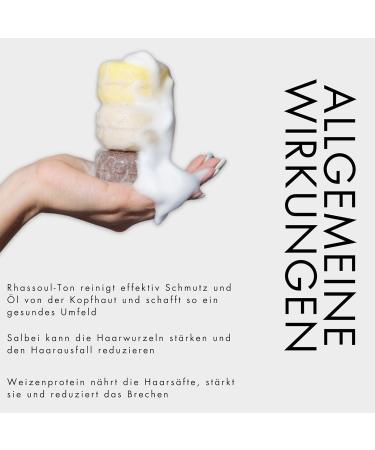  Krijen Vegan Shampoo with Sage Oil Black Seed Oil and Rhassoul Volcanic Clay 100g | Shine & Hydration for Dry & Drooping Hair - Buy Online on GoSupps.com