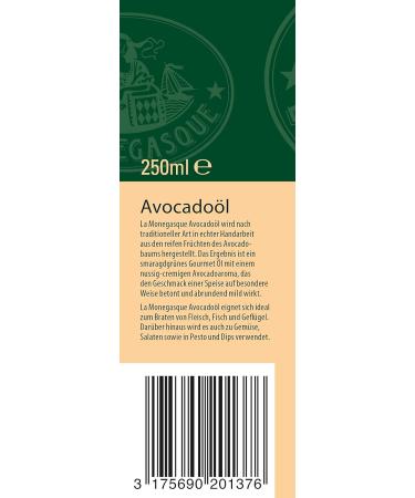 Buy La Monegasque Avocado Oil 250ml - Premium Quality International Shipping Available - Buy Online on GoSupps.com