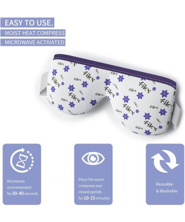 Moist Heat Eye Compress Pad - Microwave Activated Eye Mask for Dry Eye Relief - Buy Online on GoSupps.com